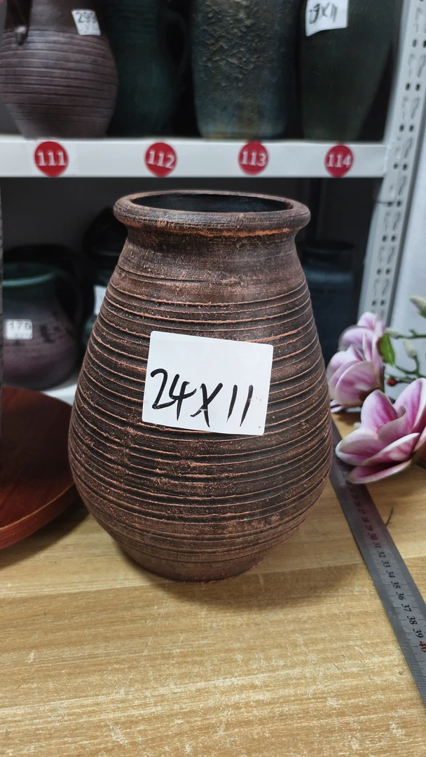 手工制作粗陶花盆花瓶多肉法师老桩花盆