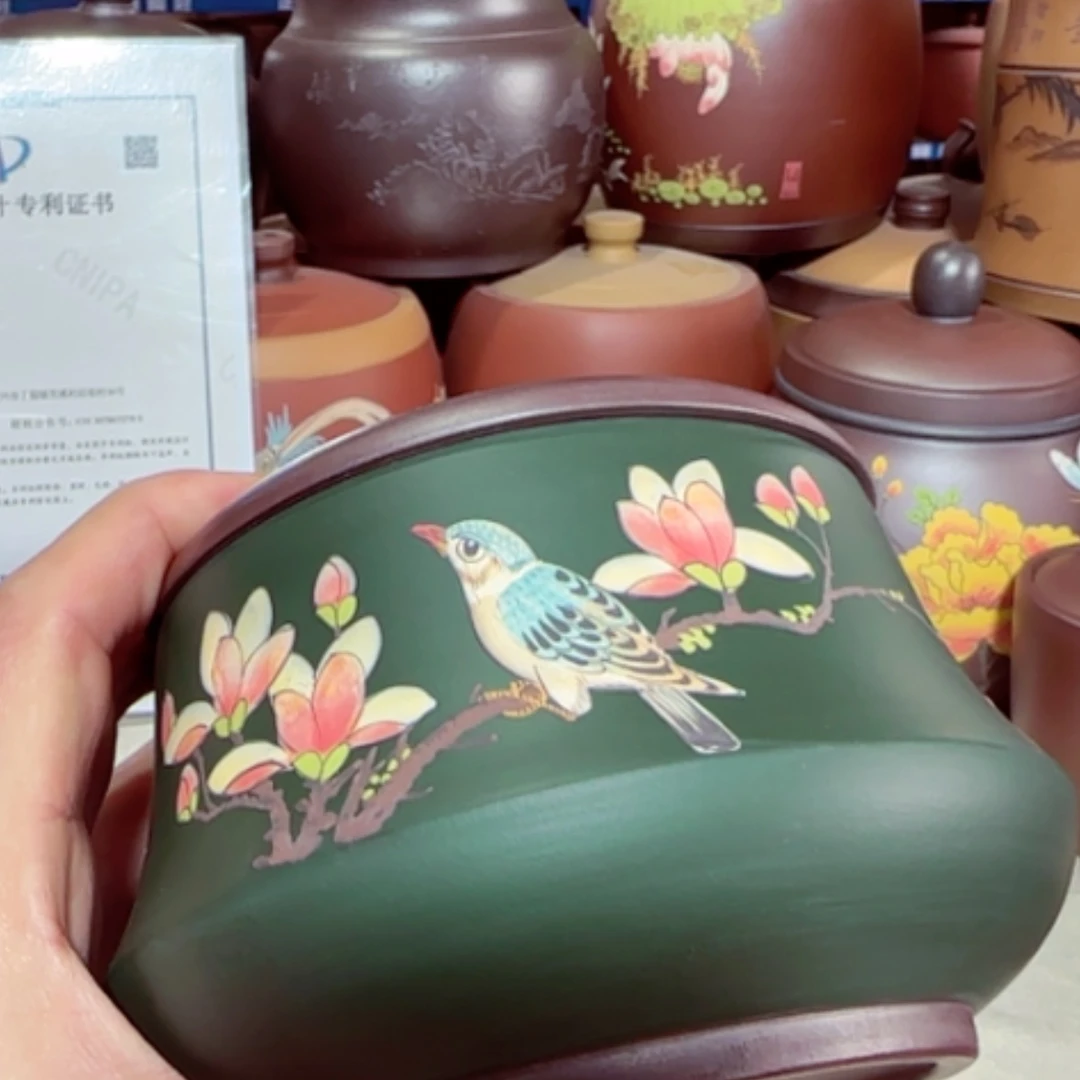 【闪购商品】紫砂茶叶罐浮**梦