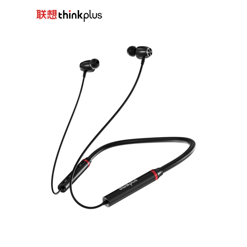 原旗专属 LenovoHE05X蓝牙耳机挂脖式无线运动跑步入耳颈挂