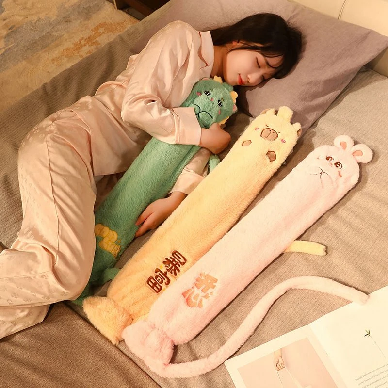 可爱卧室女生睡觉夹腿暖被窝神器暖床加热冬天暖手抱枕长条热水袋