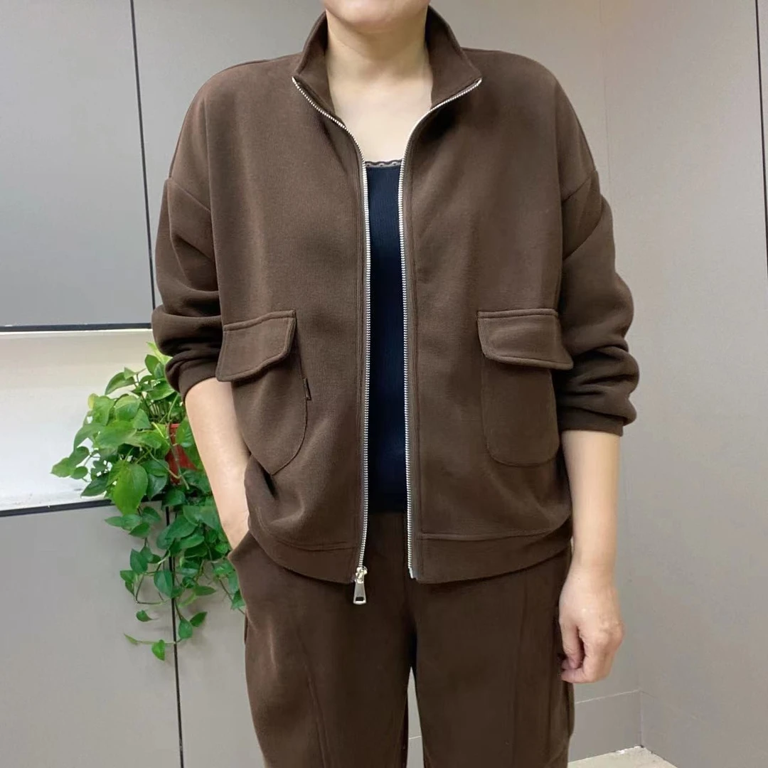 拉链时尚减龄套装