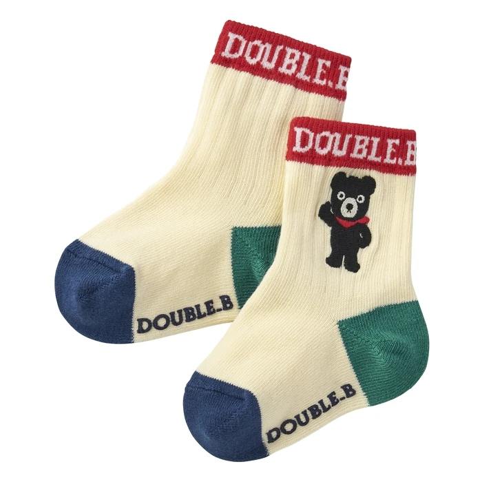 MIKIHOUSEDB男童女童潮流时尚透气吸汗潮袜休闲袜中筒袜