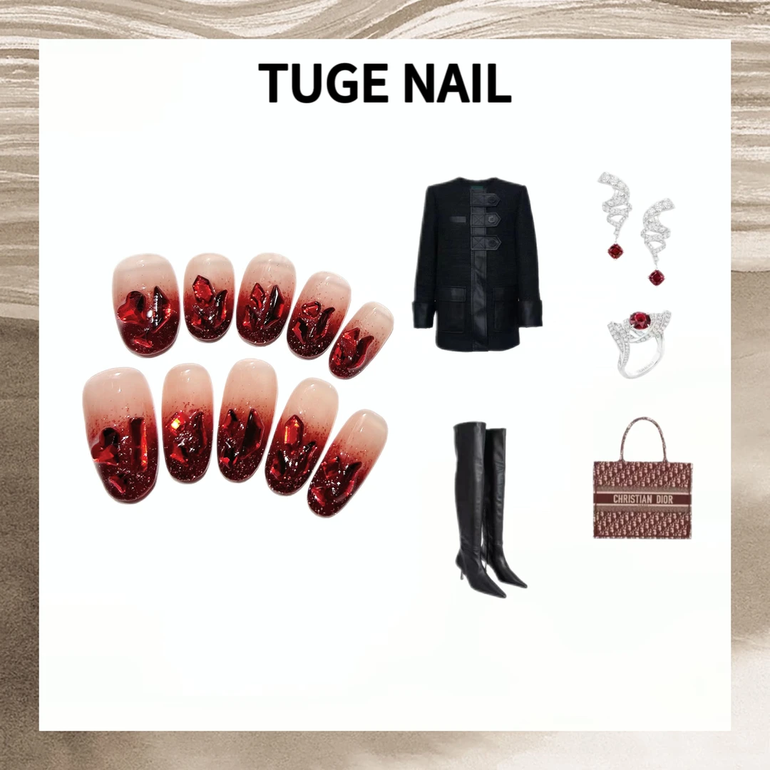 TugeNail “伯爵”2024秋季美甲高级感极简小众设计师美甲TG1101