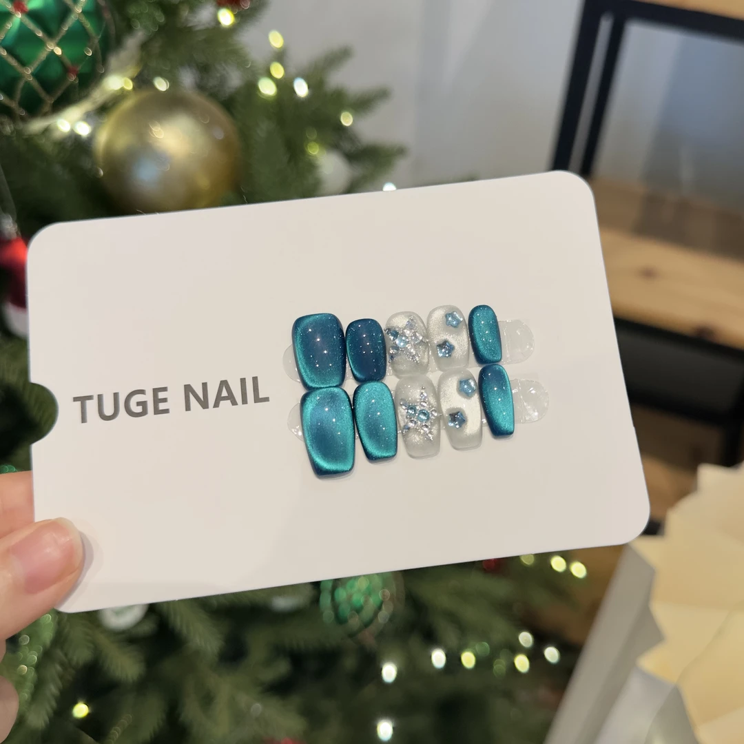 TugeNail“深海”高级感复古极简小众设计师穿戴甲TGLI