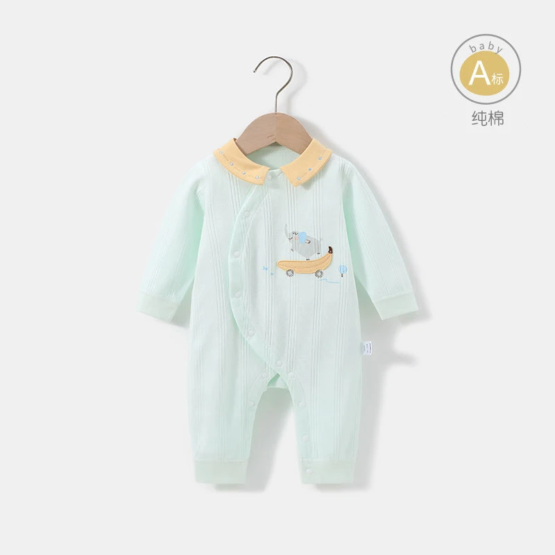 宝宝春秋连体衣婴儿纯棉无骨衣服新生婴儿儿儿童节哈衣爬爬服