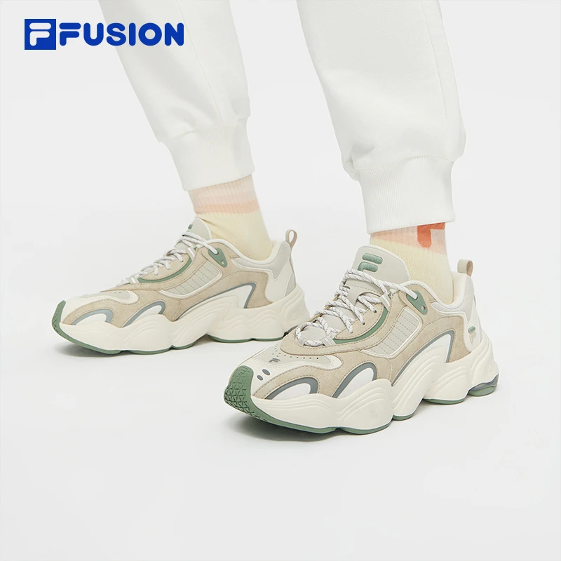 FILA FUSION女鞋秋季新款复古运动跑鞋时尚潮流老爹鞋T12W341617