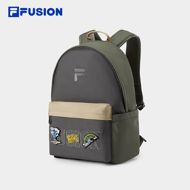 FILA FUSION斐乐书包男女初高中大学生大容量双肩背包T13U433104