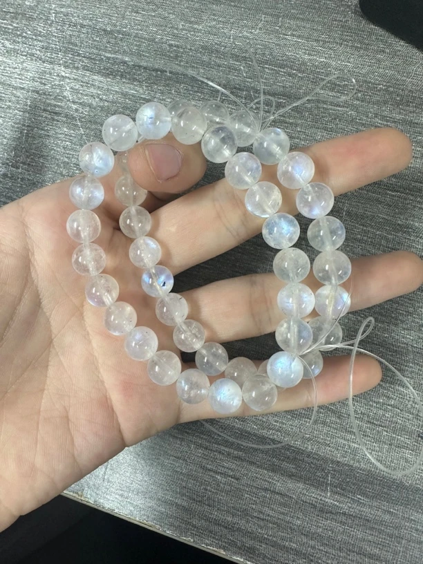 带黑点月光石单圈手串（多样性发一条）默认有黑点 介意勿拍！！！