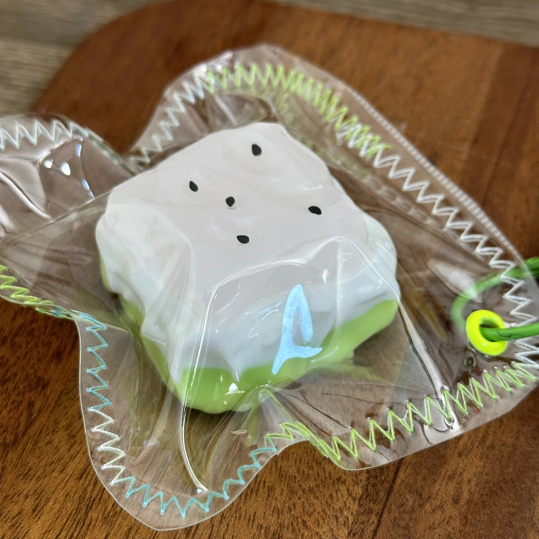 泥感西瓜奶方 食品级硅胶手工DIY仿真捏捏乐 解压玩具默认微瑕