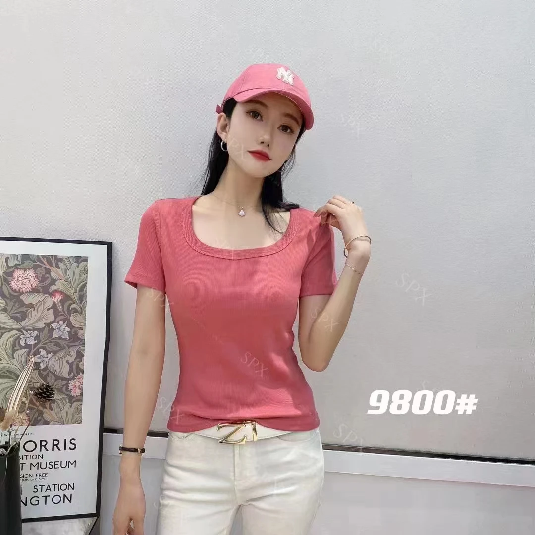 女士时尚透气简约T恤9800