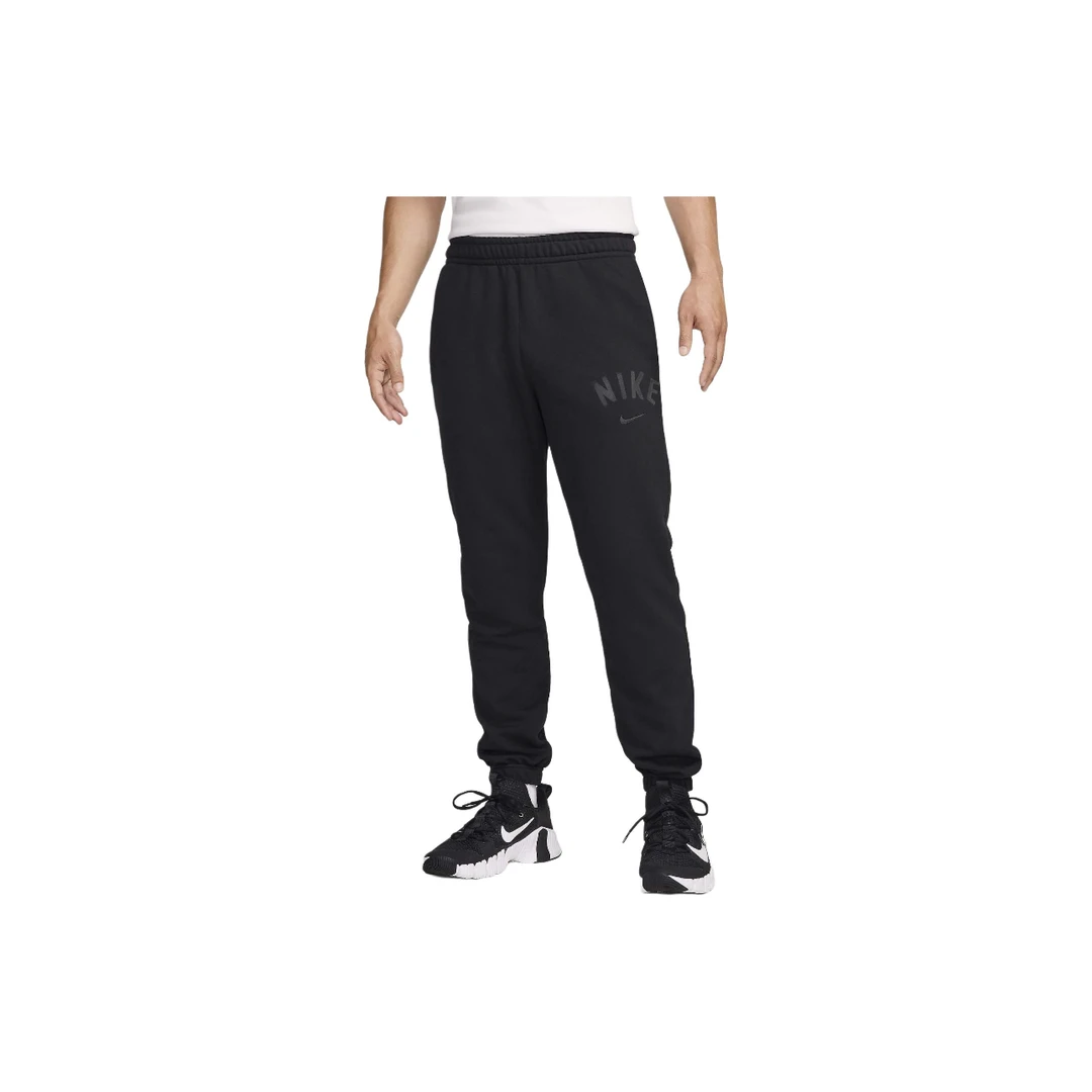 Nike Swoosh Dri-FIT抓绒吸汗舒适休闲裤 男款 黑色FV9947010