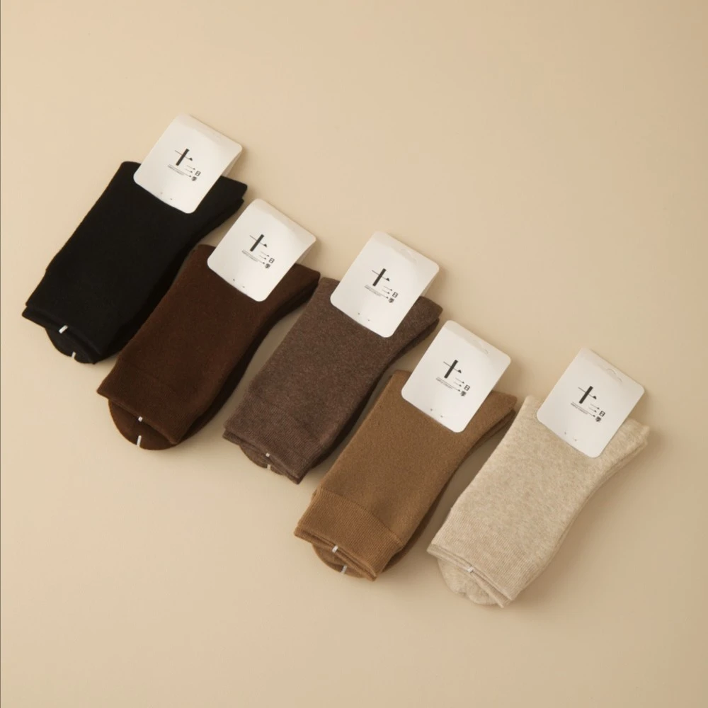 十三日季女士毛圈-手工对目毛圈秋冬加厚保暖女袜