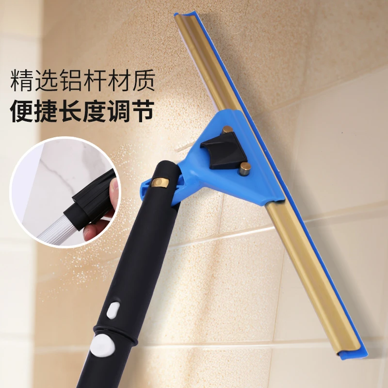 铜转向玻璃刮擦窗户神器万向玻璃刮钛合金伸缩杆保洁家政清洁工具