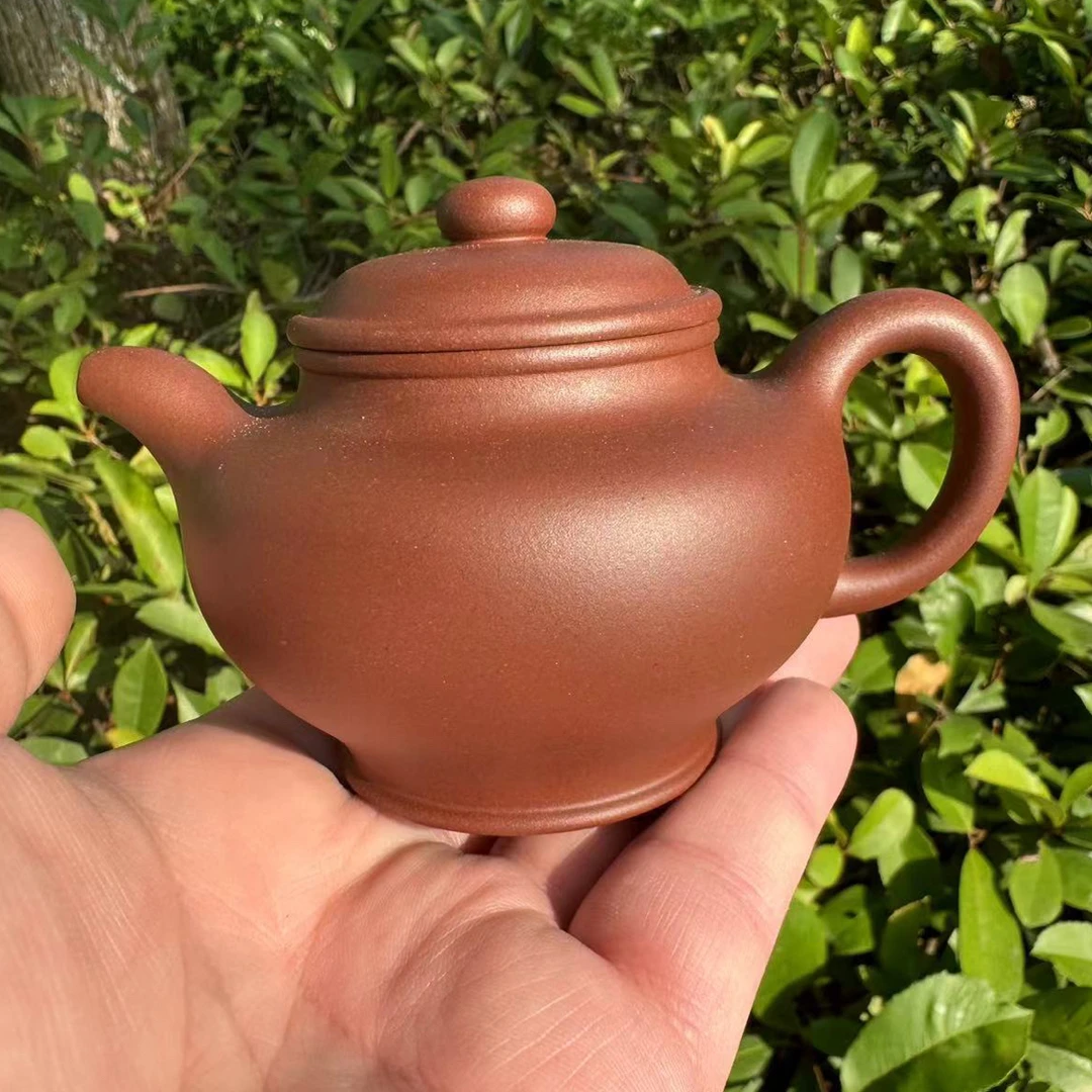 掇只壶黄龙山原矿底槽青半手工紫砂壶