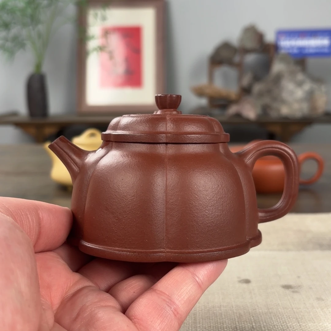 紫砂茶壶黄龙山原矿紫砂壶