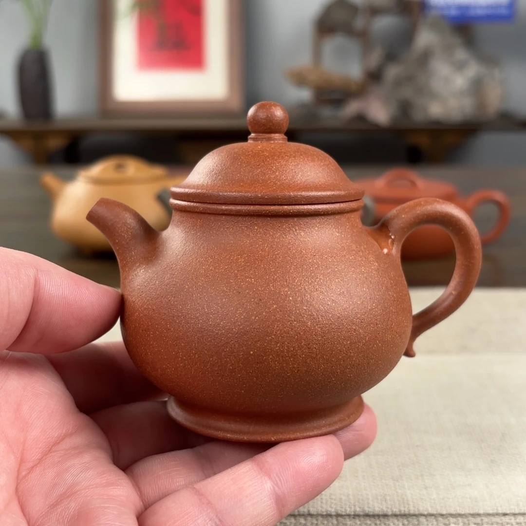 紫砂茶壶黄龙山原矿紫砂壶170