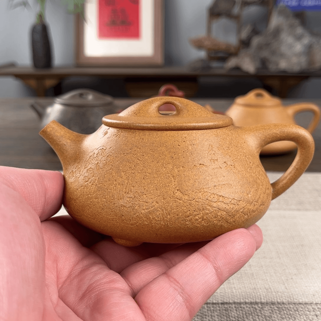 紫砂茶壶黄龙山原矿紫砂壶