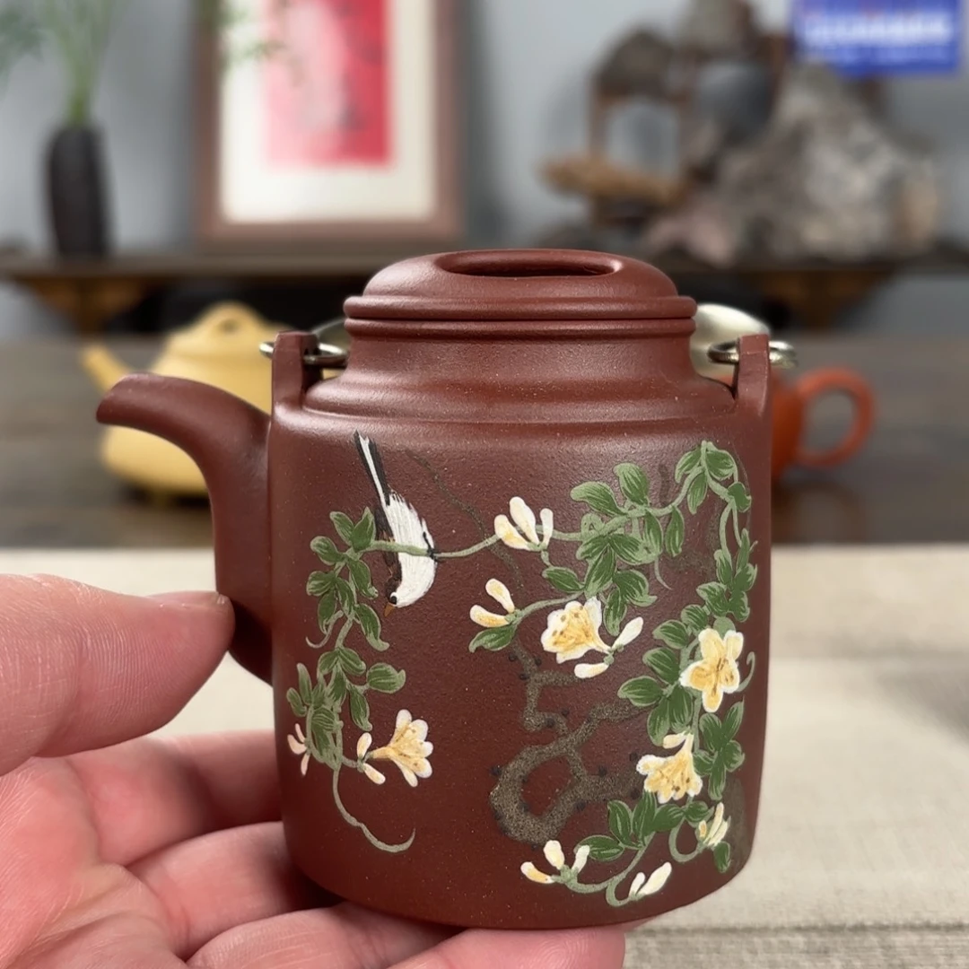 紫砂茶壶黄龙山原矿紫砂壶