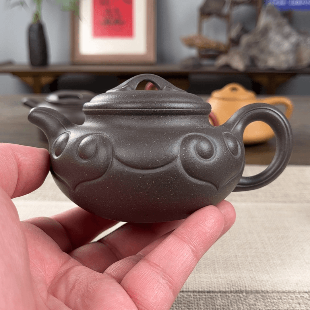 紫砂茶壶黄龙山原矿紫砂壶