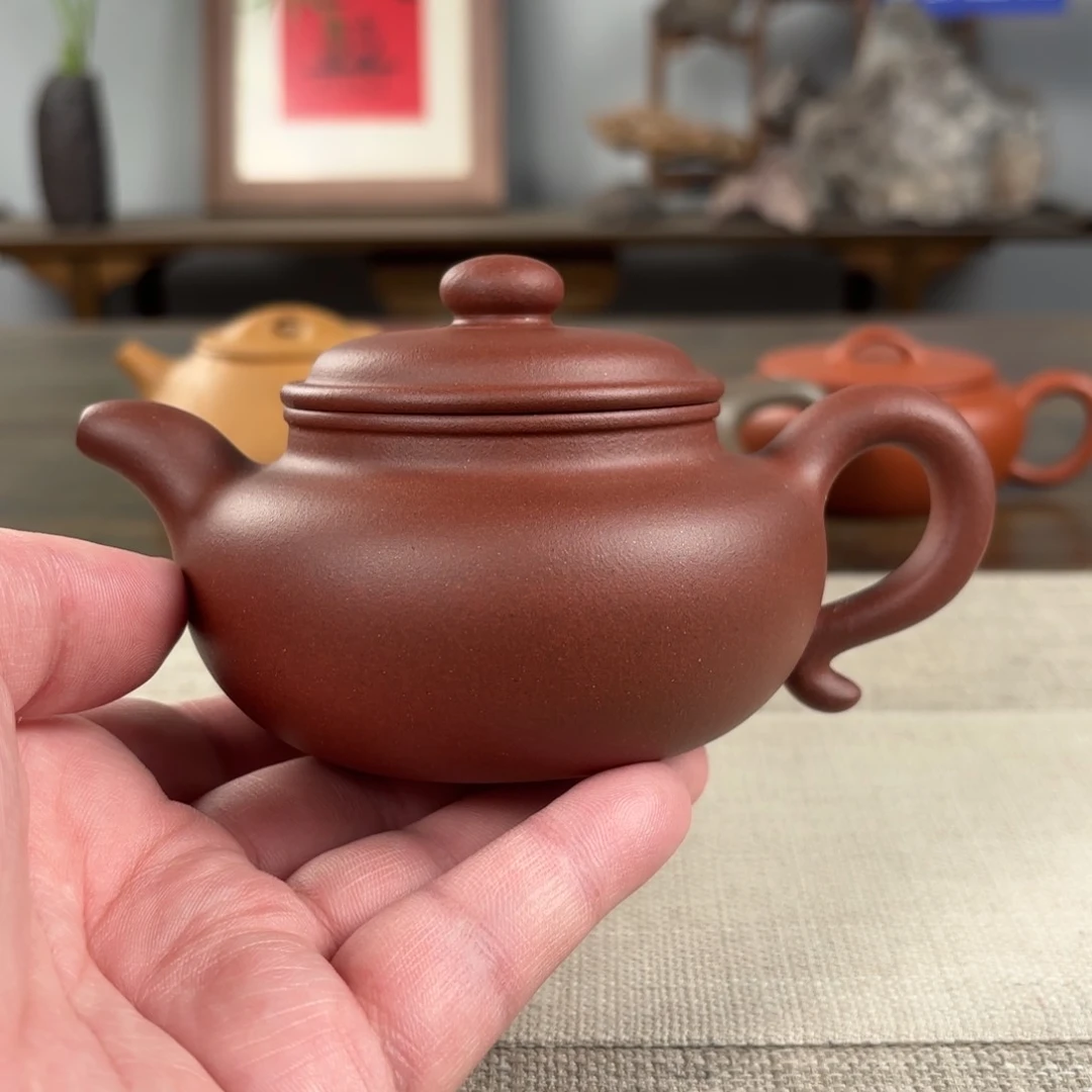紫砂茶壶黄龙山原矿紫砂壶