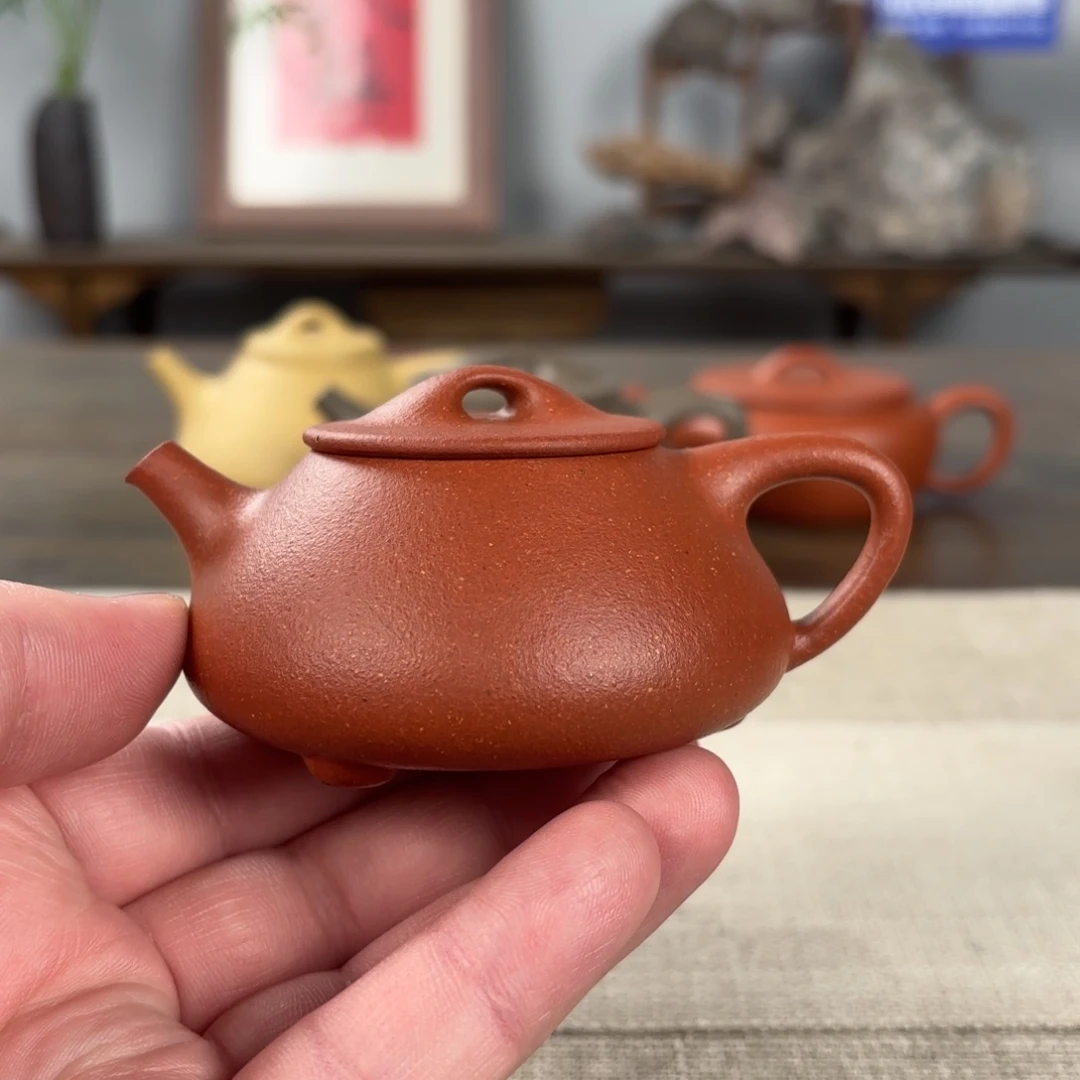 紫砂茶壶黄龙山原矿紫砂壶110