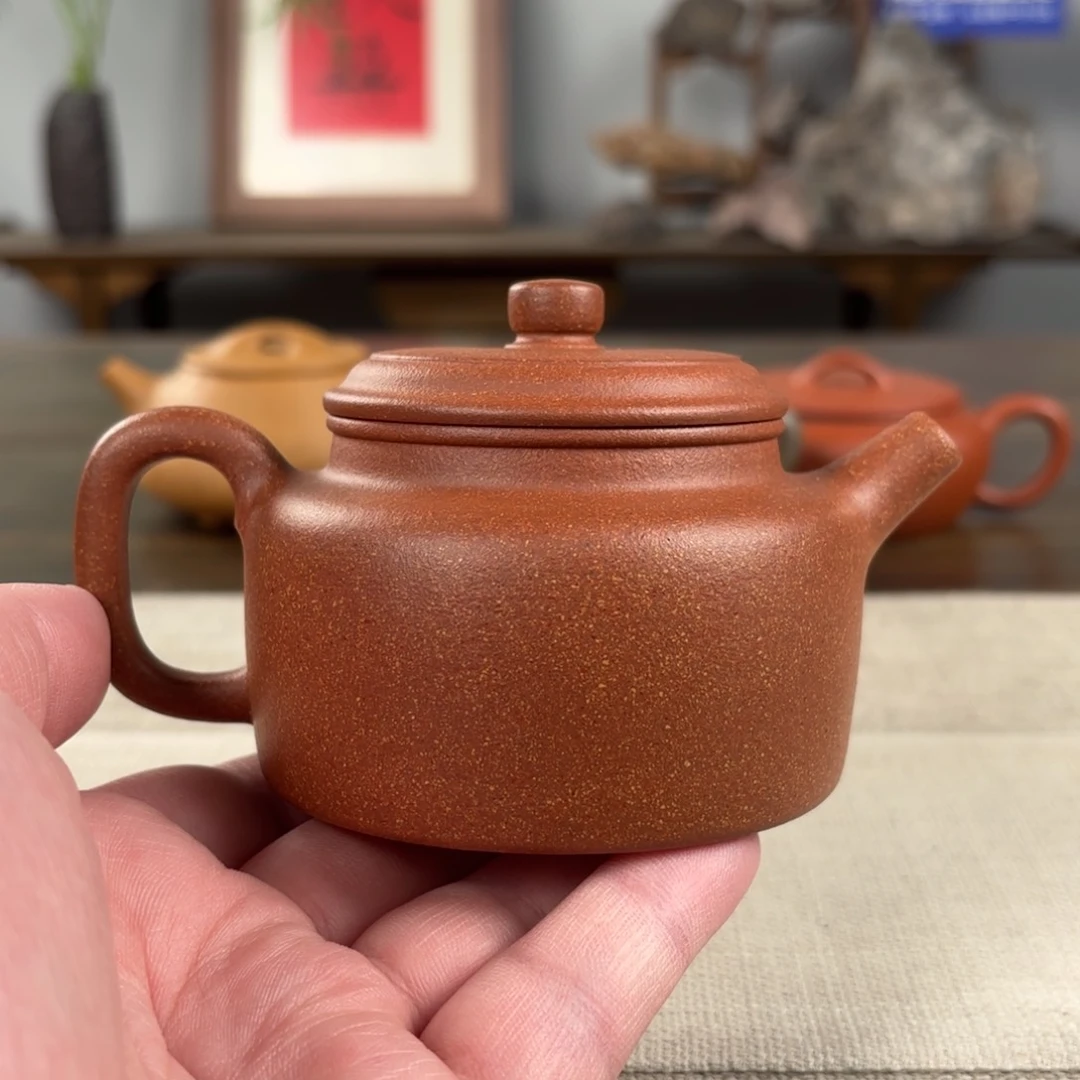 紫砂茶宠黄龙山原矿紫砂壶