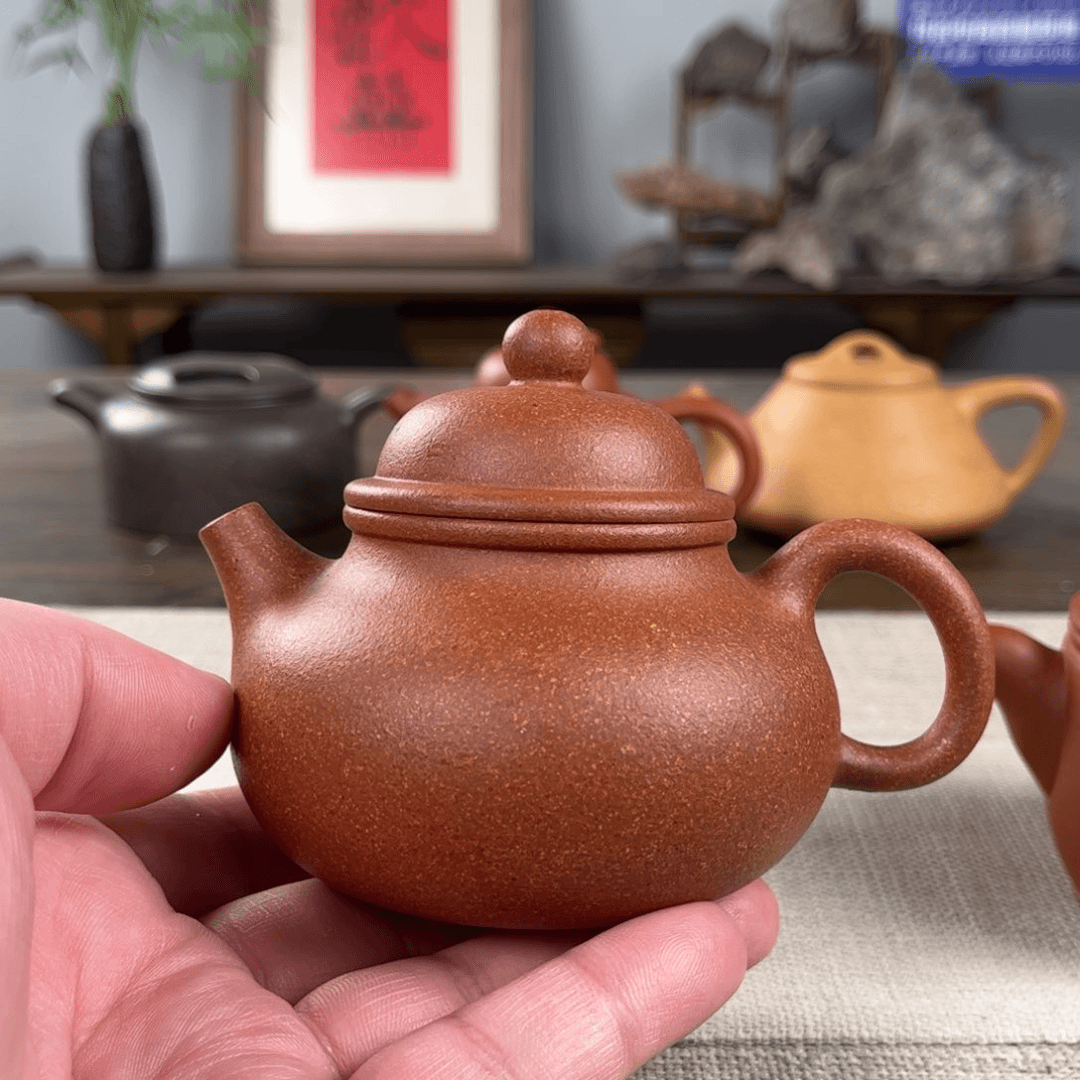 紫砂茶壶黄龙山原矿紫砂壶