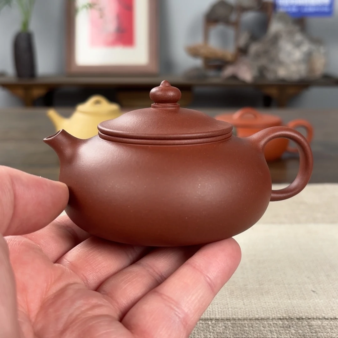 紫砂茶壶黄龙山原矿紫砂壶