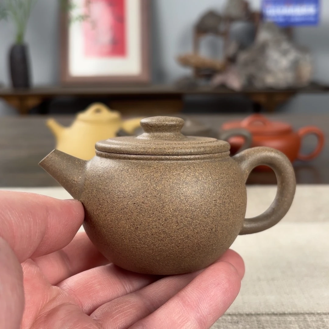 紫砂茶壶黄龙山原矿紫砂壶