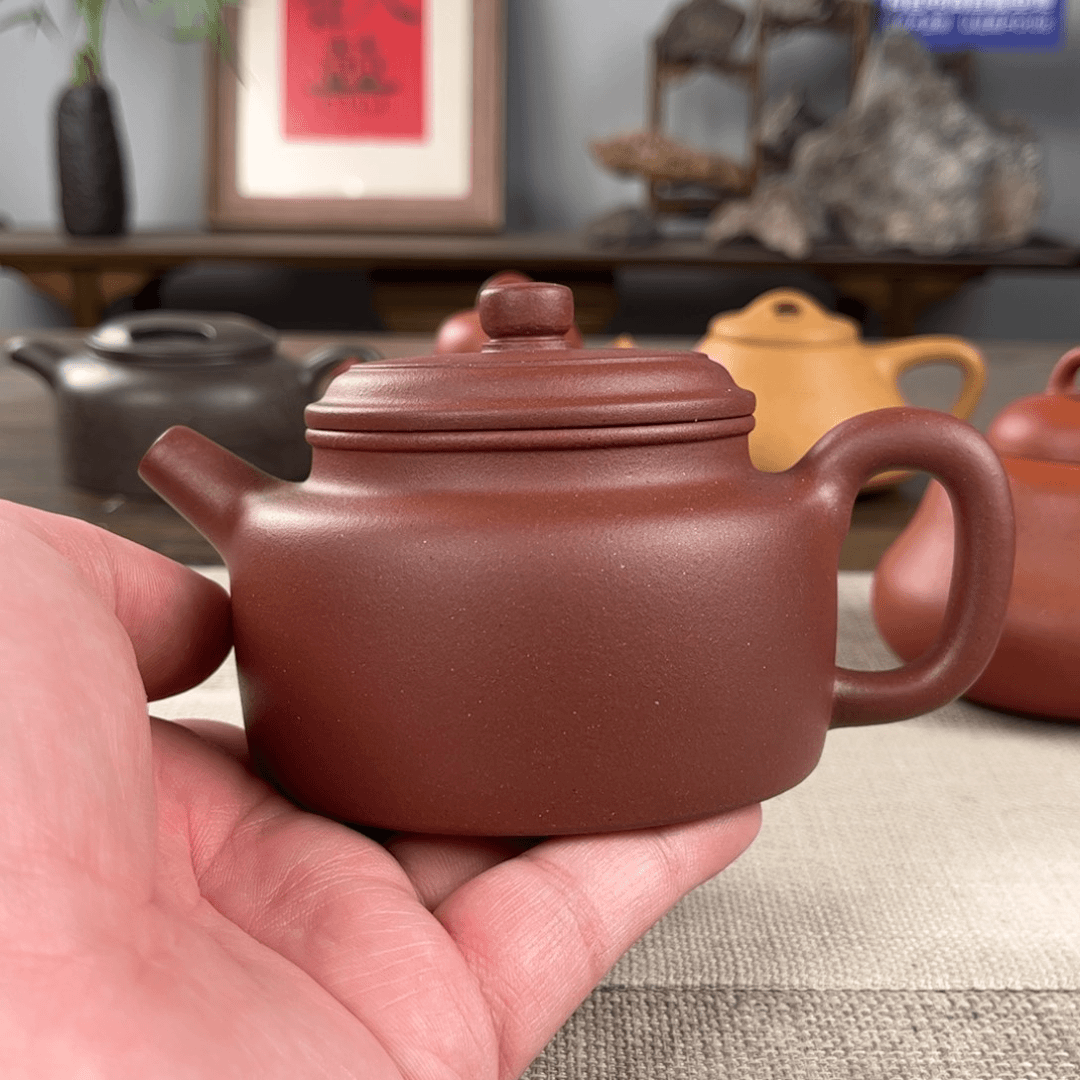 紫砂茶壶迟*黄龙山原矿紫砂壶
