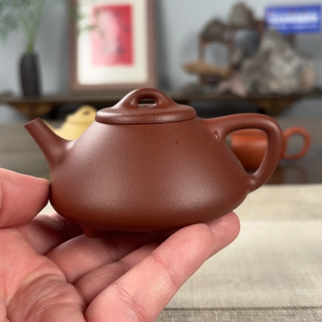 紫砂茶壶微瑕黄龙山原矿紫砂壶