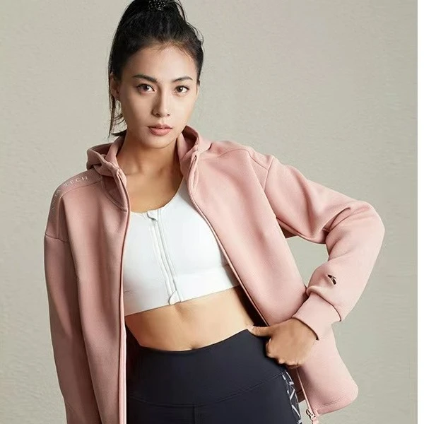 【安踏】综训女款春季新款连帽卫衣休闲时尚百搭长袖上衣 162247717