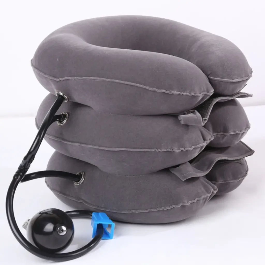 充气颈椎护颈枕便携神器便携办公室午休枕充气枕旅行车载护颈枕80