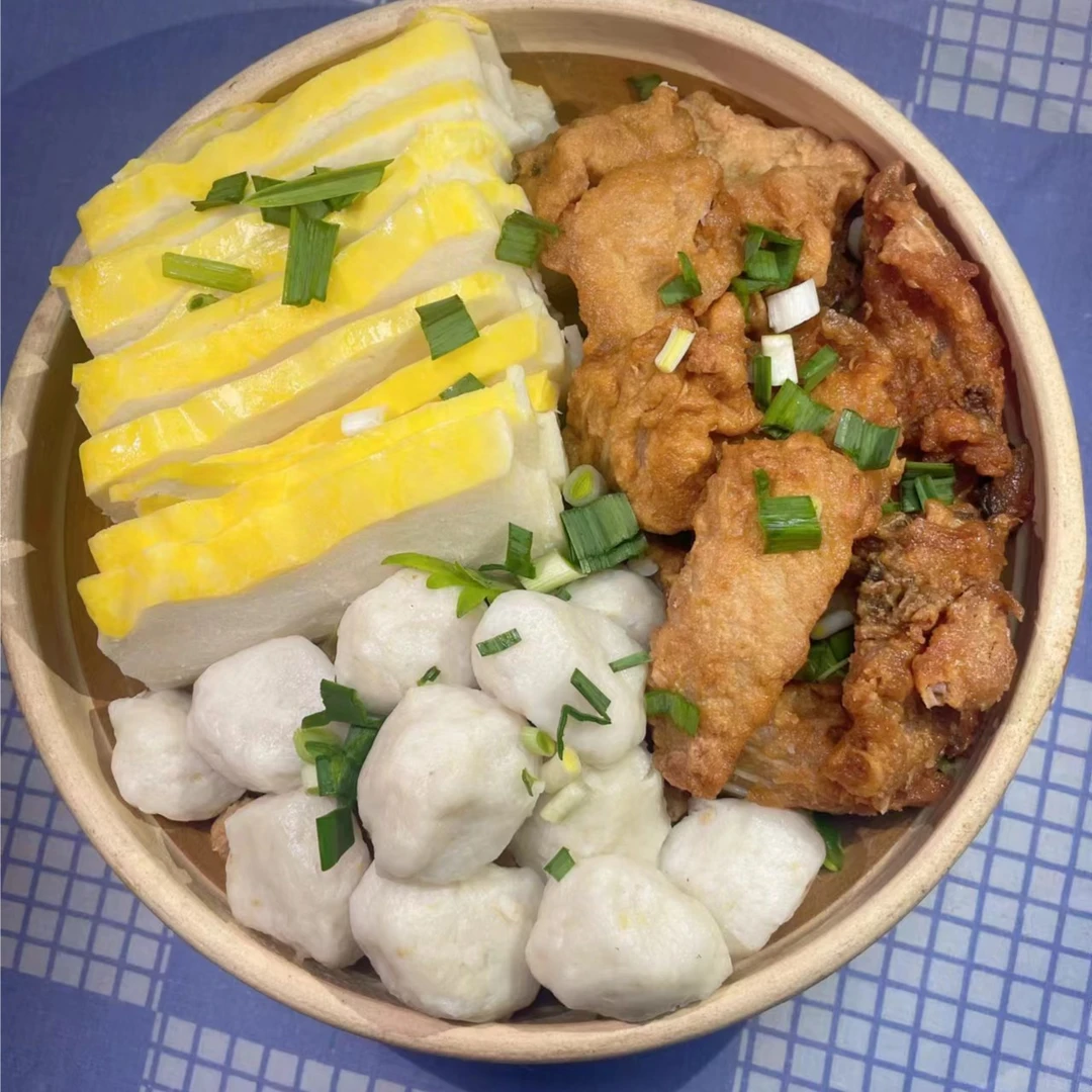 荆楚鱼糕300g+鱼丸250g+炸鱼块250g三鲜套餐