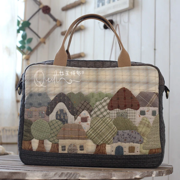 多功能巨无霸房子 拎包材料包不是成品 尺寸约 33X25X8cm