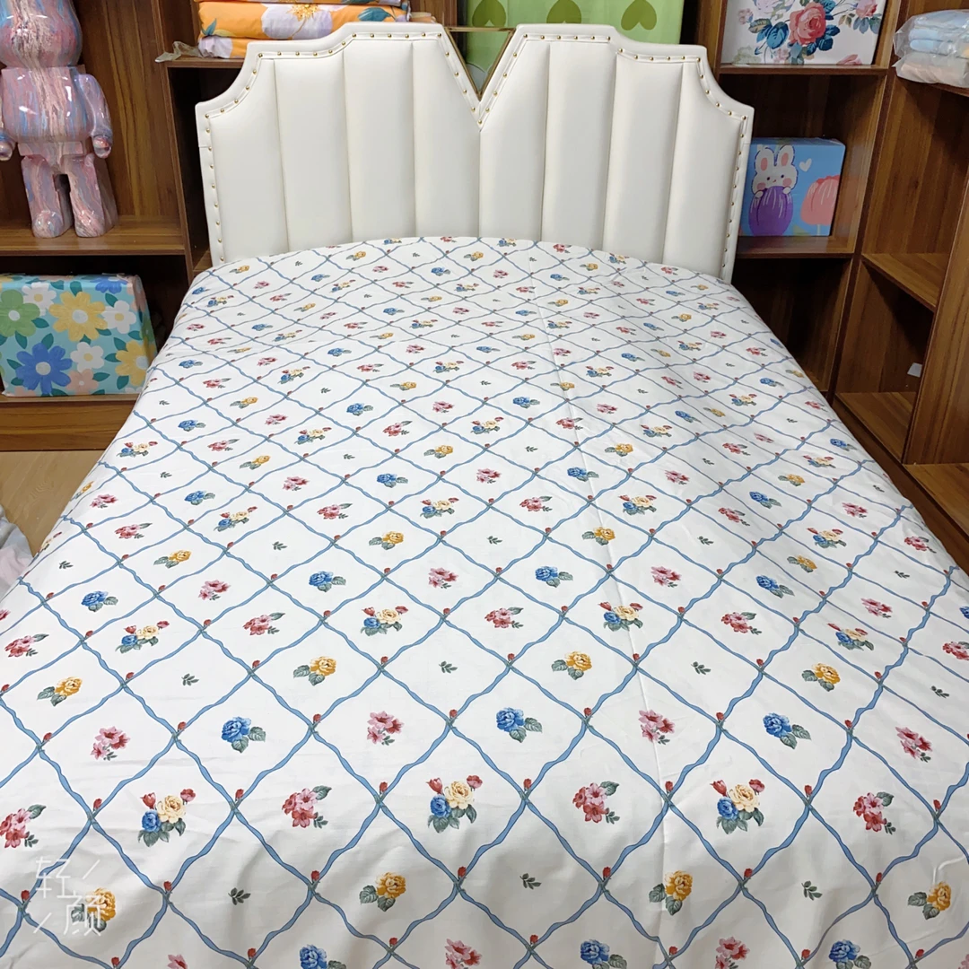 【F简约】居家好物加厚华夫格舒适透气柔软大布头4.95×2.5奢华床品