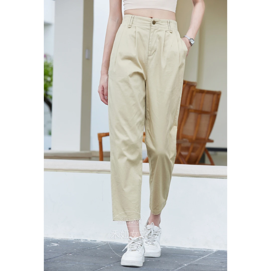 希茜1576A 夏季薄款修身休闲显瘦时尚女裤