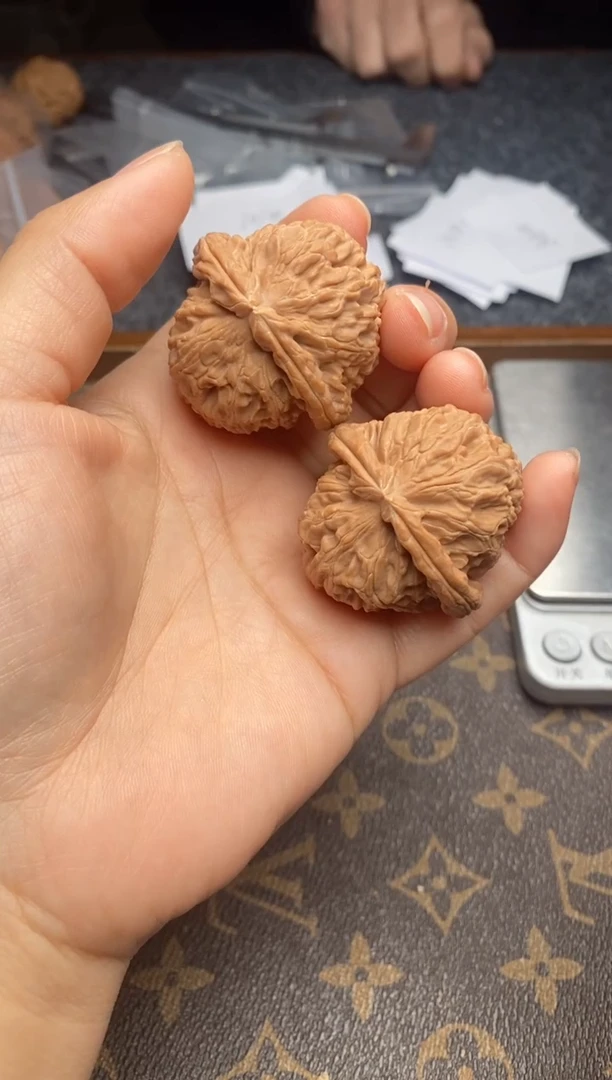 【闪购商品】桃核把件w48号40尺白狮子