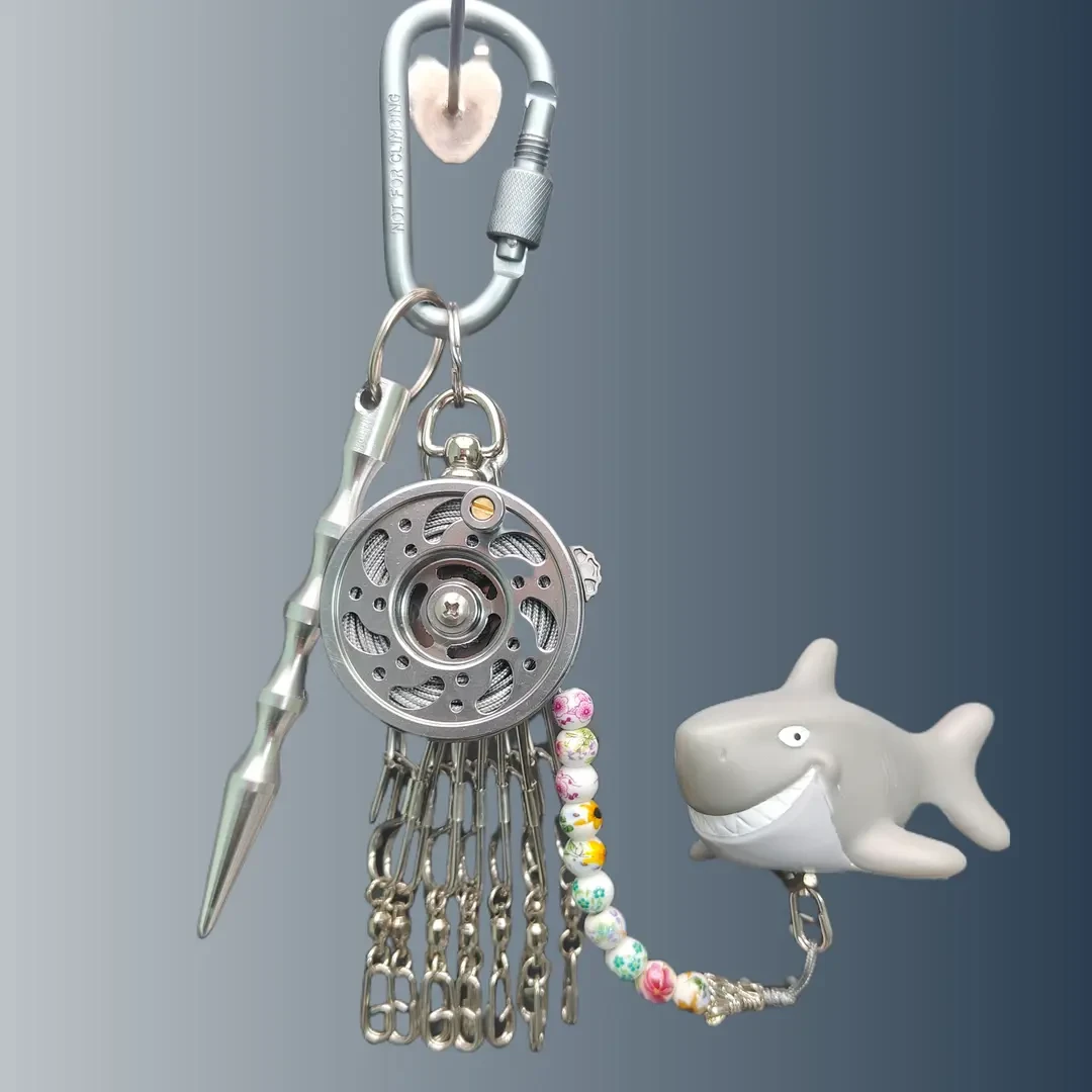 升级版路亚活鱼锁鱼器淡海水通用一键快放渔轮鱼扣鱼锁活鱼扣