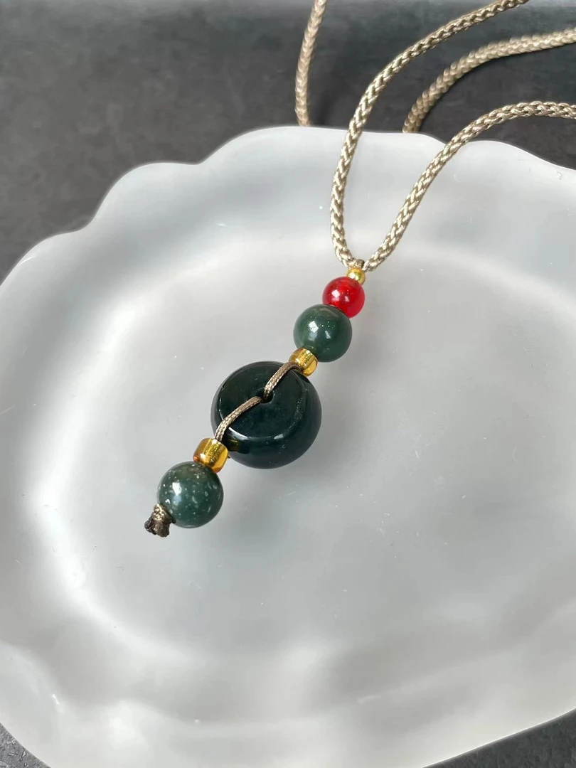 和田玉青玉三生三世 平安 时尚款