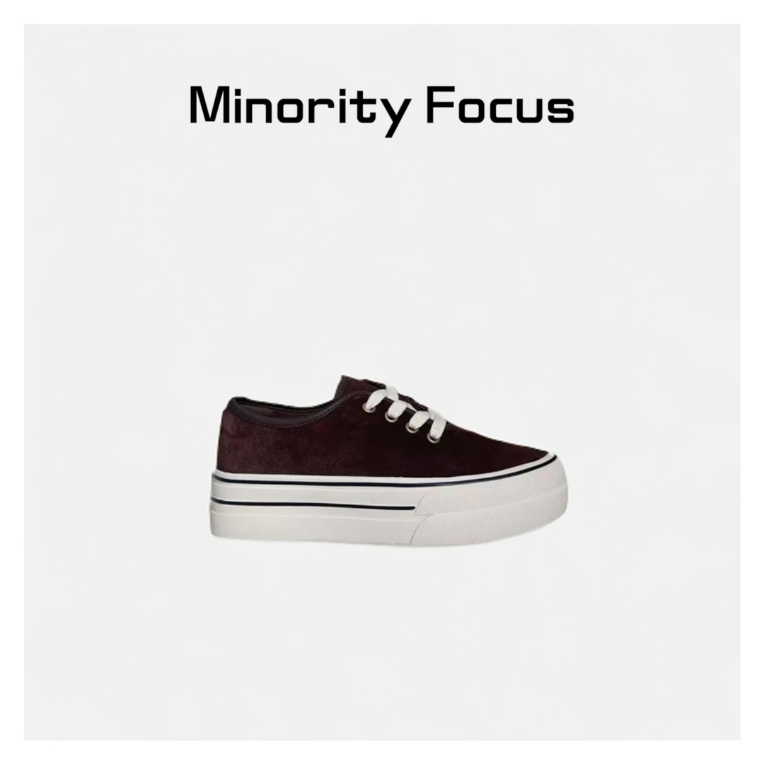 【Minority Focus】低帮牛京皮系带休闲鞋24-0280-BBS
