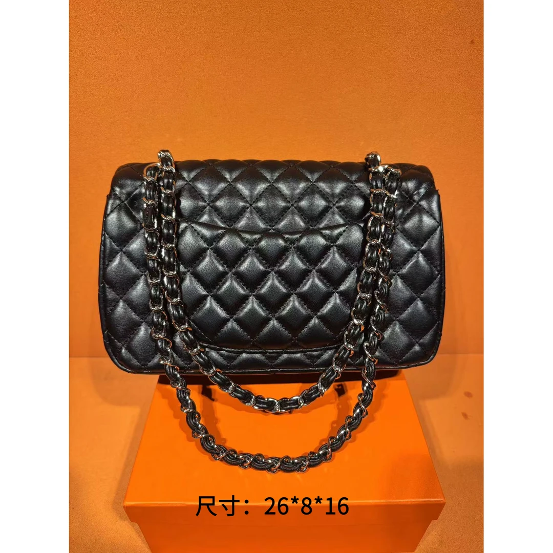 OUSHE欧奢L1—黑色—高级手工女包