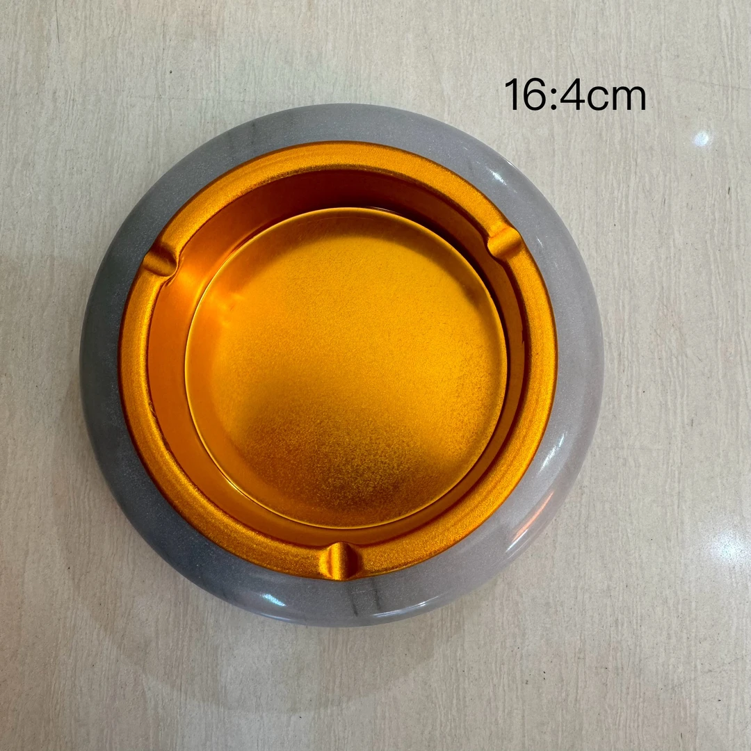 《墨玉烟灰缸》家居装饰品乔迁开业公司客厅办公室工艺品摆件送礼