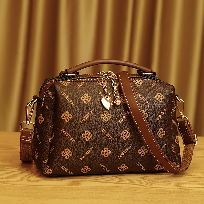 轻奢女包2025新款手提女士潮流小众气质小包包波士顿女士斜挎包