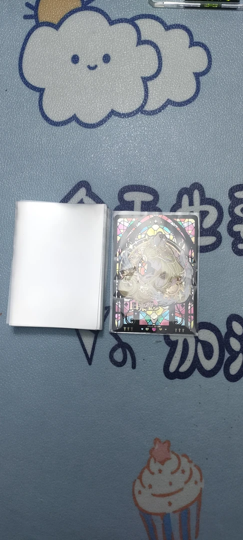 叶罗丽卡片卡套56x130mm卡牌专用收藏卡膜开口封口透明高清保护套