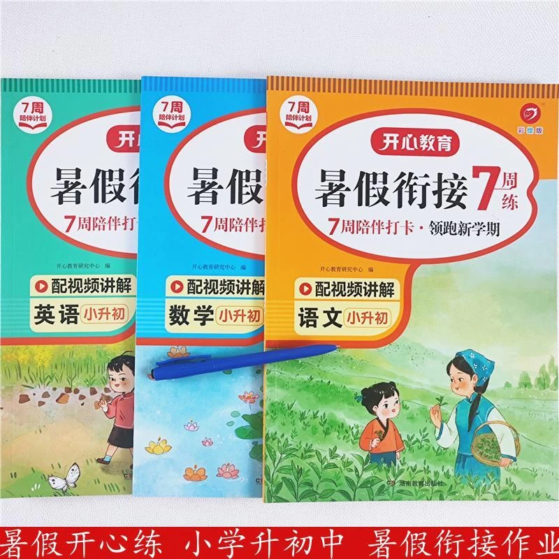 小升初作业本暑假衔接教材人教版小升初刷题练习册小升初暑假作业
