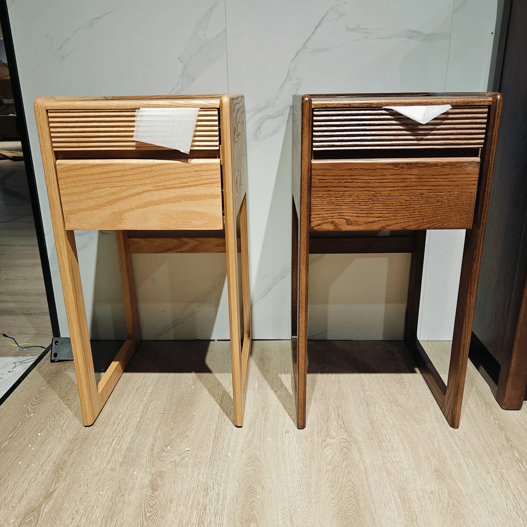 微瑕全实木梳妆台卧室小化妆台红橡木梳妆桌化妆桌北欧40*45*79