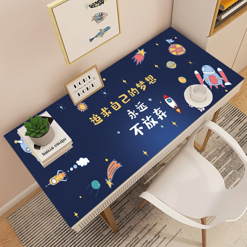 可定制可裁剪皮革桌垫防水桌布儿童书桌垫免洗小学生写字台桌面垫