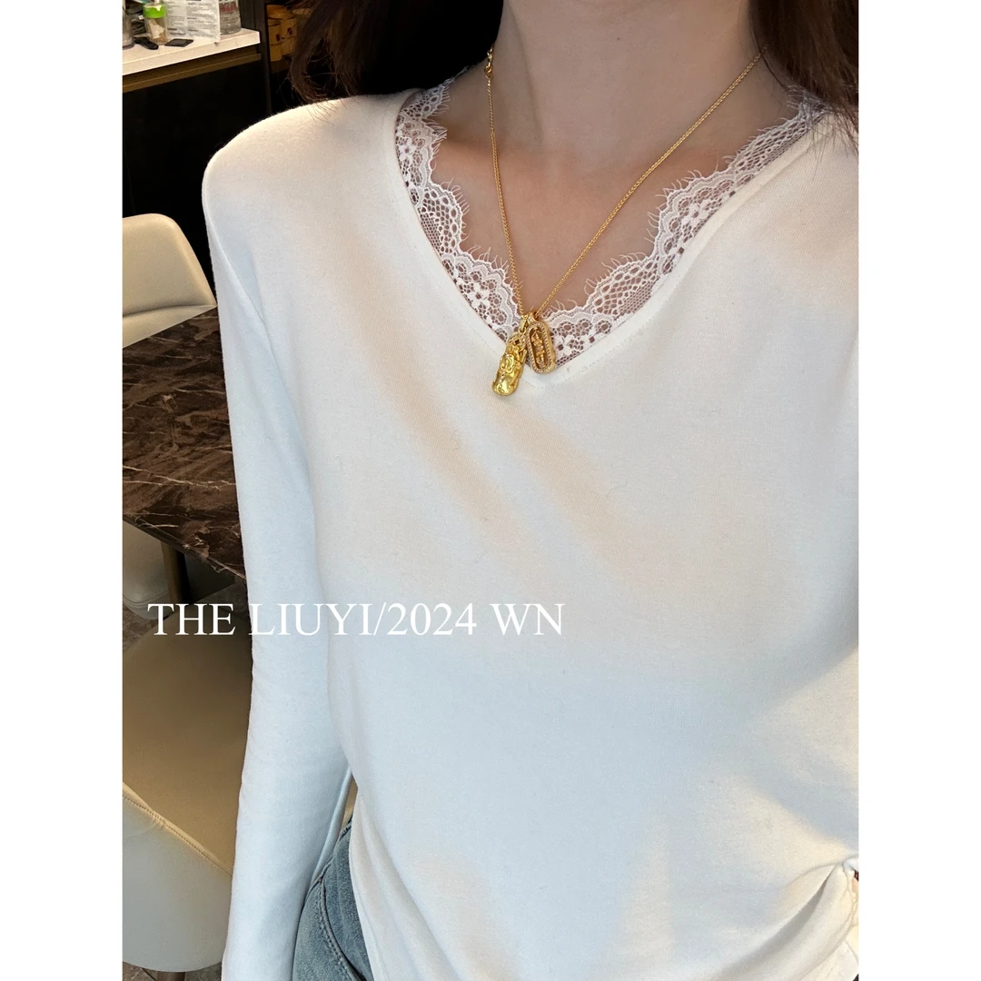 铜项链 【LIUYI】轻奢小众铜镀金项链6801