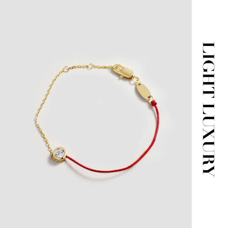 1010359红绳手链简约百搭 女 设计感